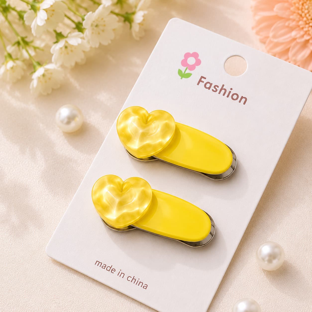 Yellow Hair clips
